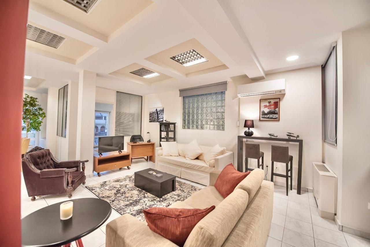 #Icarus Penthouse By Halu! Apartments Thessaloníki Luaran gambar