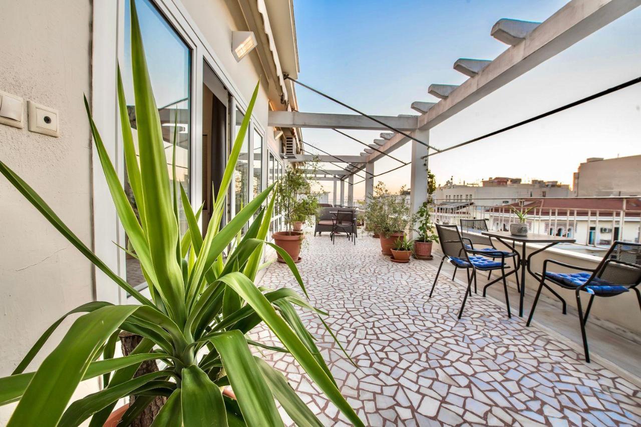 #Icarus Penthouse By Halu! Apartments Thessaloníki Luaran gambar